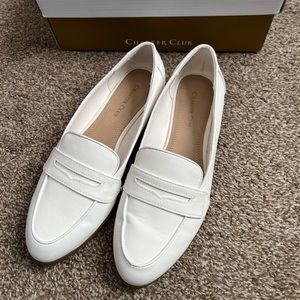 Charter Club Vivian White Loafers Size 6